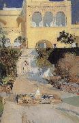 Joaquin Sorolla The Royal Palace in the afternoon oil painting reproduction